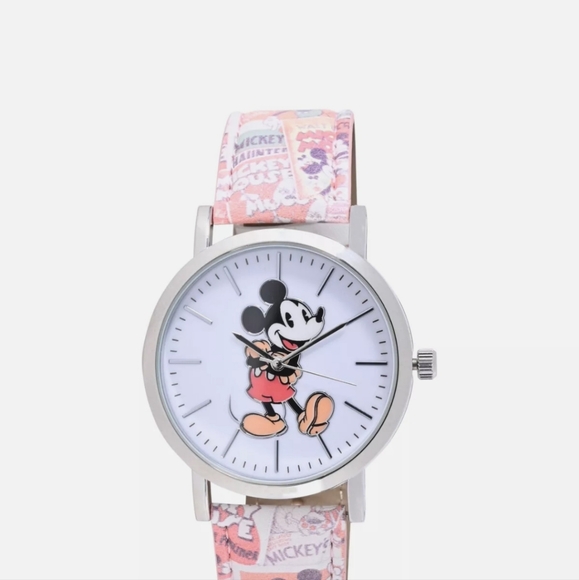 Disney MK50017 Mickey Mouse His and Hers Comic Strip Watch 2 Pack Set- IN BOX - Picture 2 of 4